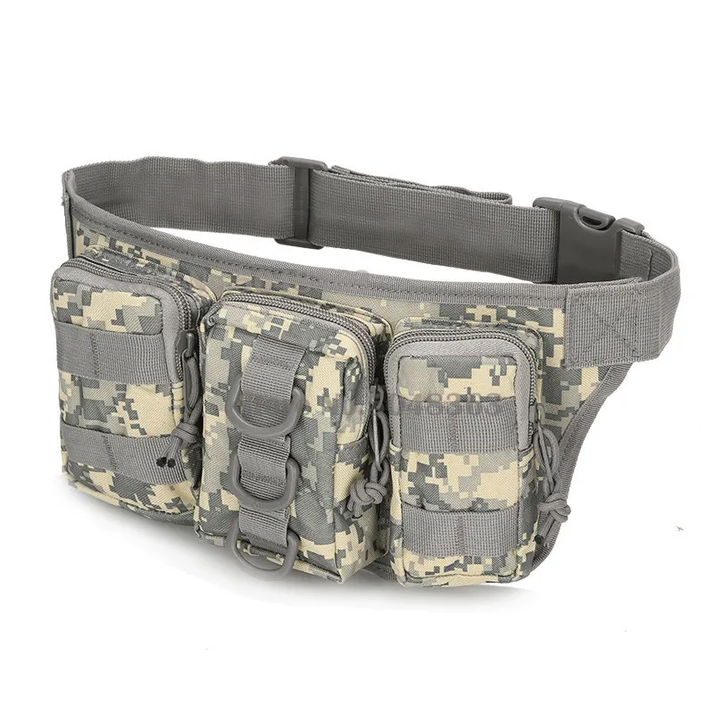 Bolsa táctica cintura de nailon para acampar, senderismo y escalada - imagen 4