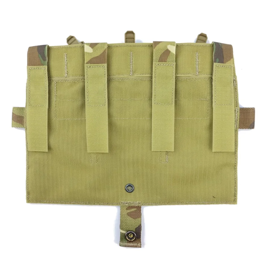 Detalle de los compartimentos del chaleco