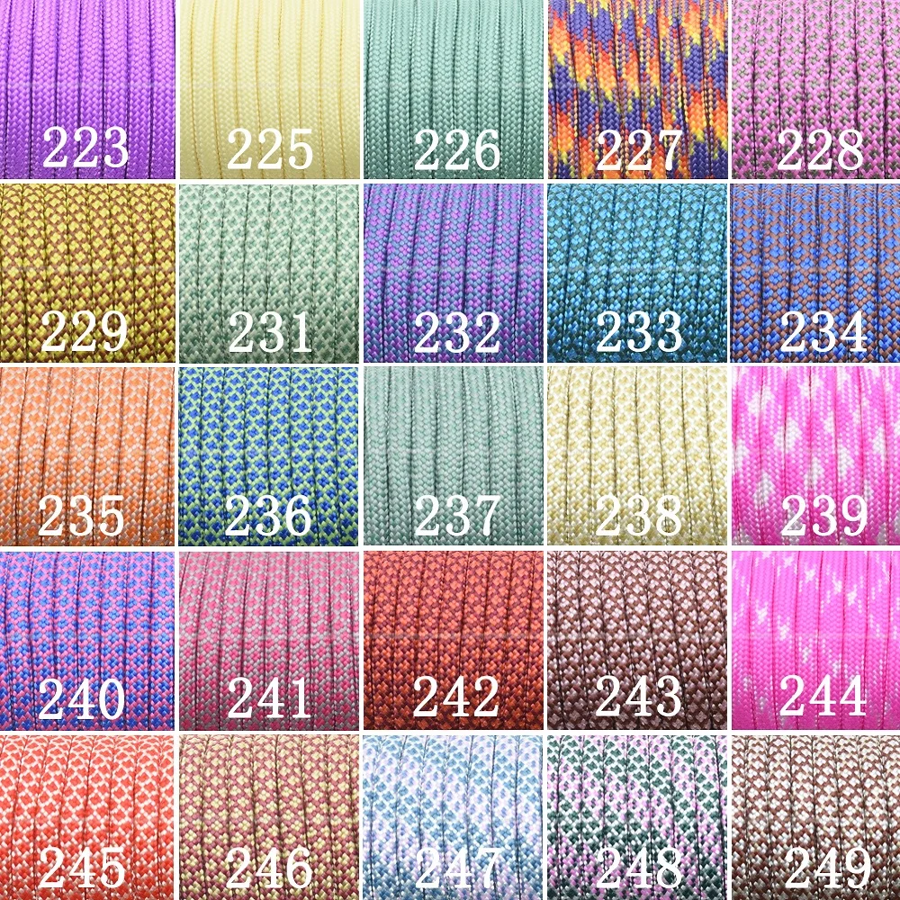 Paracord 550 Mil Spec Tipo III cordón de paracaídas 7 hebras - imagen 5