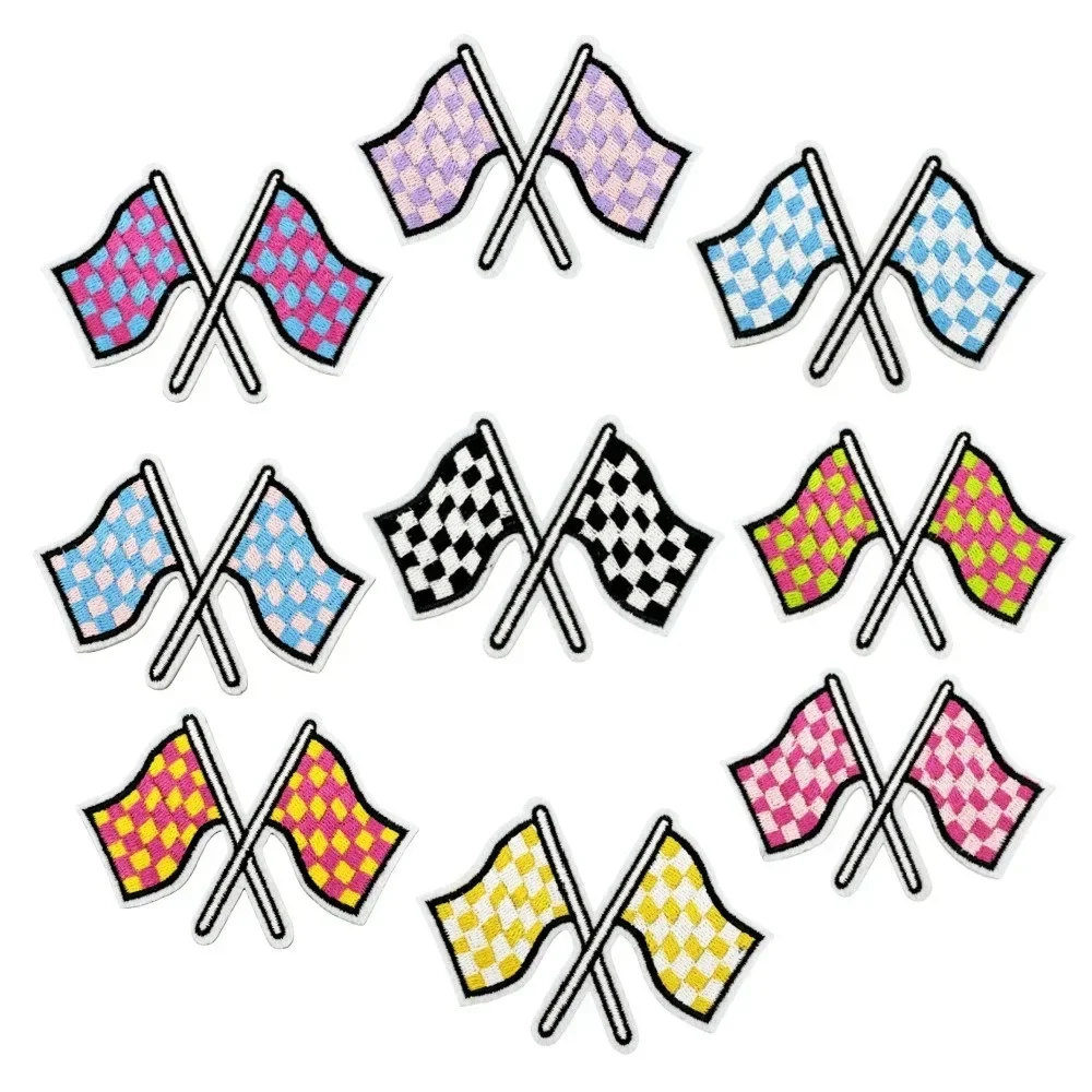 Parche bordado corazón multicolor termoadhesivo para ropa - imagen 4