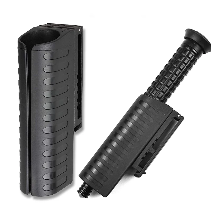 Funda bastón táctico – Rotación 360° expandible cinturón servicio