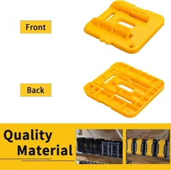Soporte pared batería Dewalt 18V/20V/60V con tornillos