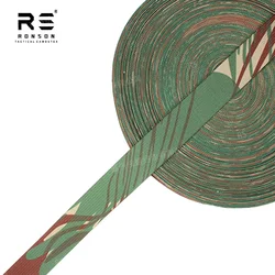 Correas tácticas camuflaje rodésio de poliéster para mochilas