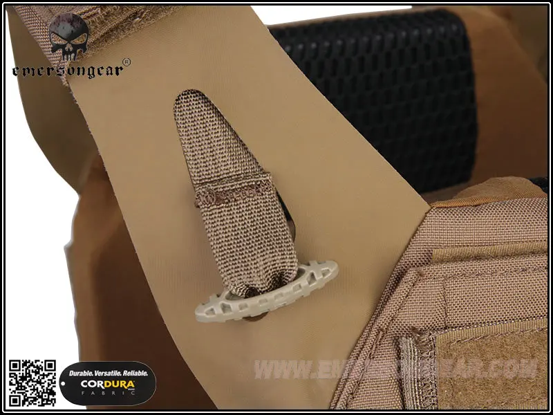 Chaleco táctico MOLLE JPC protección de pecho negro/coyote - imagen 3
