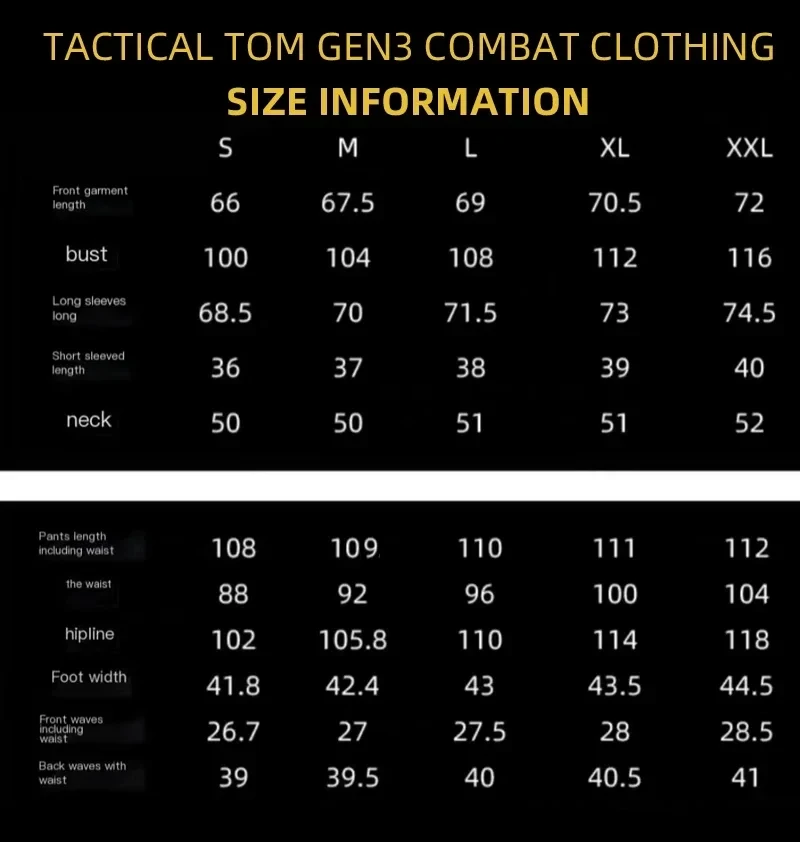Camuflaje táctico uniforme GEN3 G3 PLA Zero Seven 07