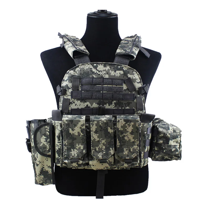 Chaleco Táctico 6094 FG Multicam MOLLE para Airsoft y Paintball - imagen 4