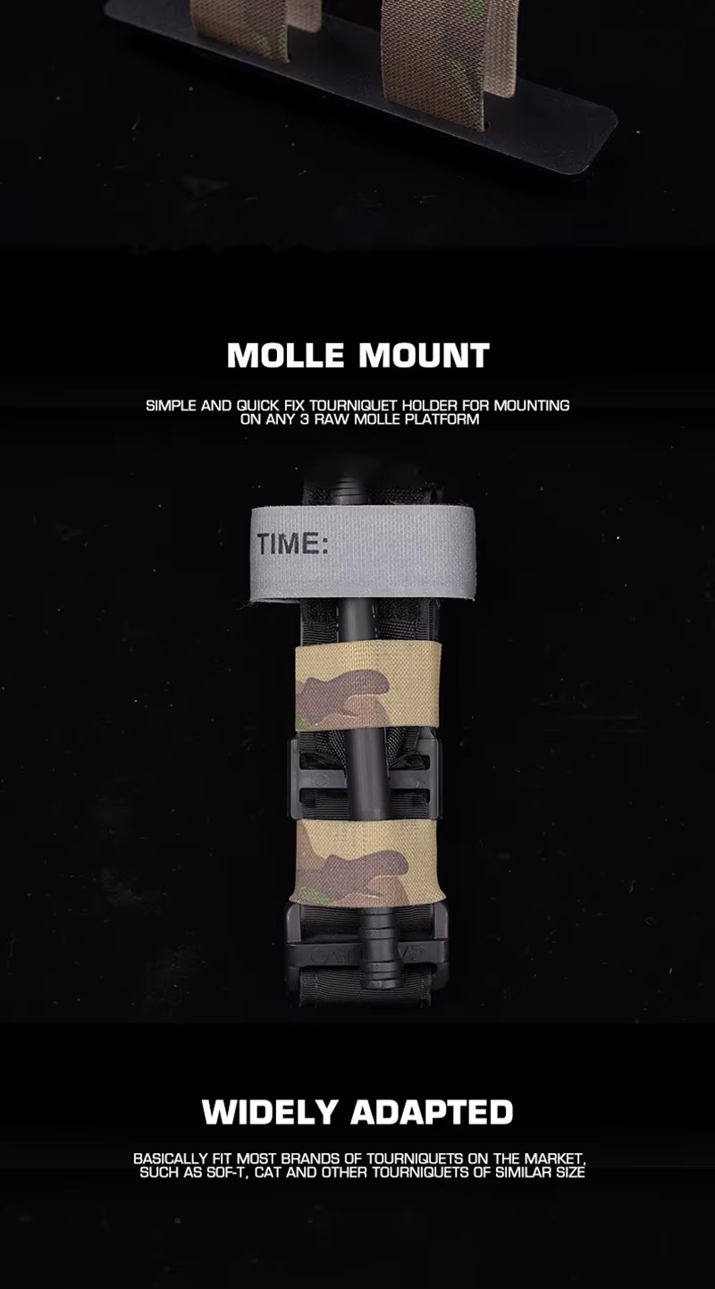 Funda de torniquete en uso
