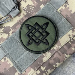 Parche táctico bordado con gancho y bucle para mochila militar