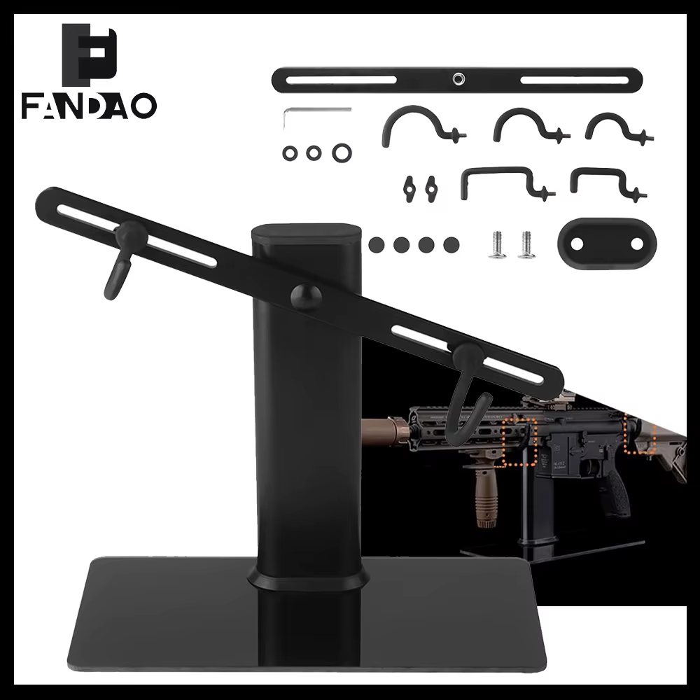 Soporte para rifle táctico ajustable portátil para exhibición Airsoft