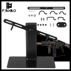 Soporte para rifle táctico ajustable portátil para exhibición Airsoft