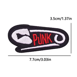 Parche termoadhesivo calavera rockera – Cadena picos para chaqueta