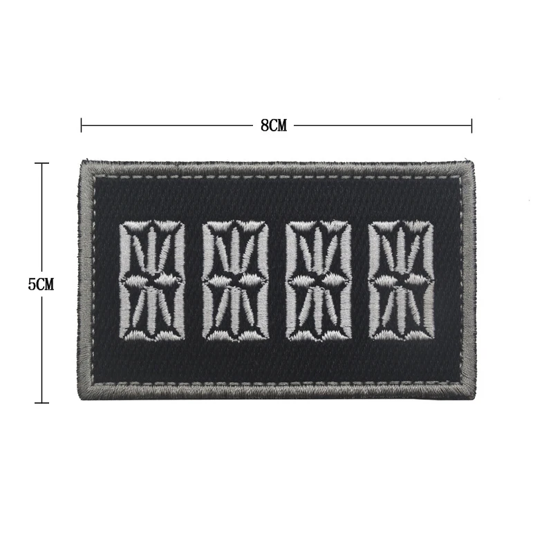 Juego de parches tácticos con diseño graffiti compatible MOLLE - imagen 2