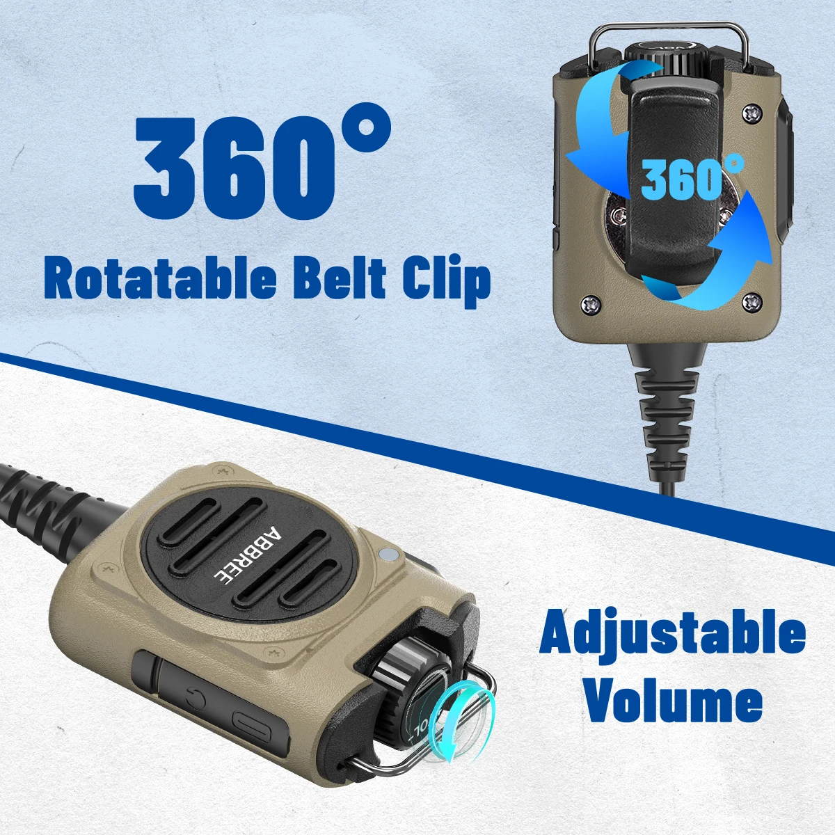 ABBREE AR-158 micrófono altavoz recargable con volumen ajustable - imagen 3