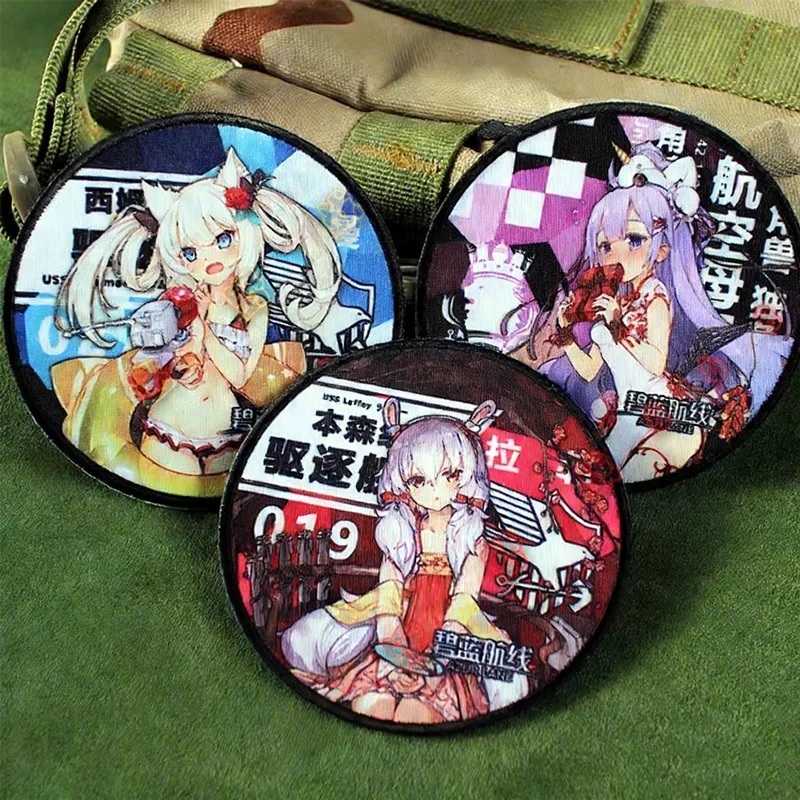 Parche táctico bordado Azur Route – IJN Yukikaze anime gamer - imagen 4
