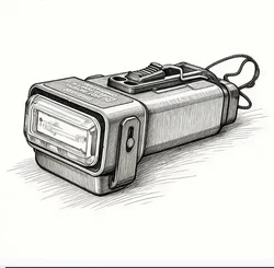 Luz estroboscópica táctica verde oliva para airsoft, LARP