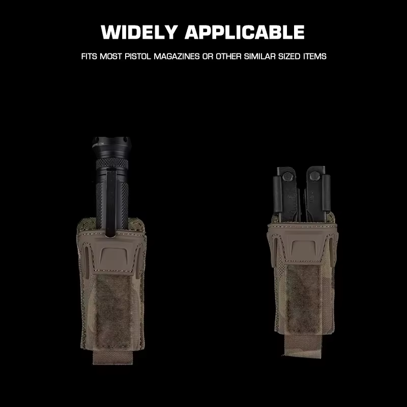 Portacargadores MOLLE 9mm magnético Clip K táctico