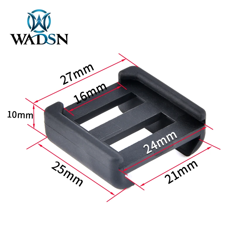 WADSN HL-X panel táctico nailon para PEQ-15 con riel Picatinny - imagen 5