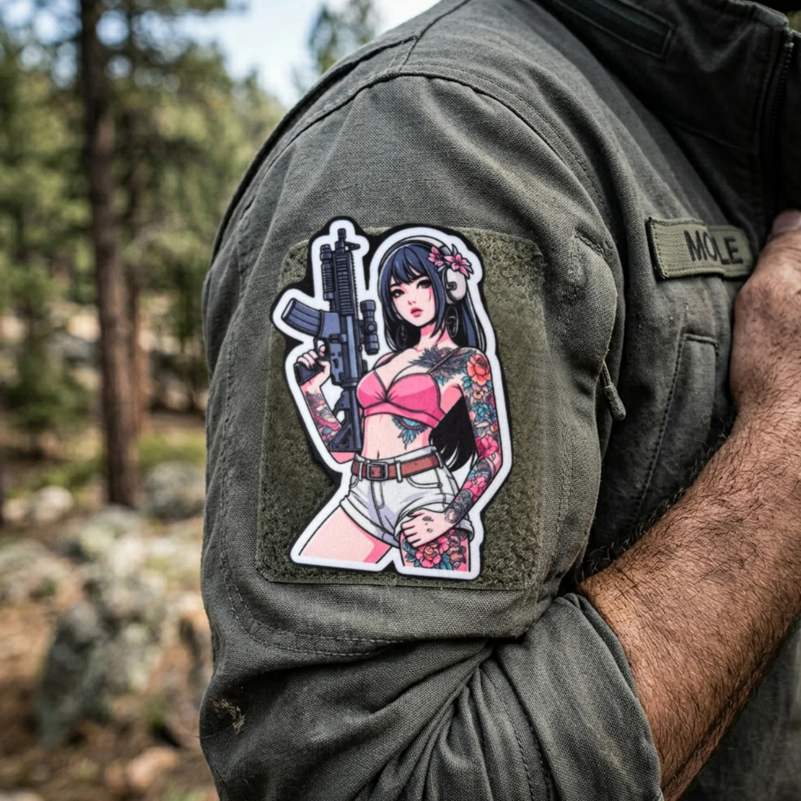 Parche de anime para aplicar en prendas y accesorios