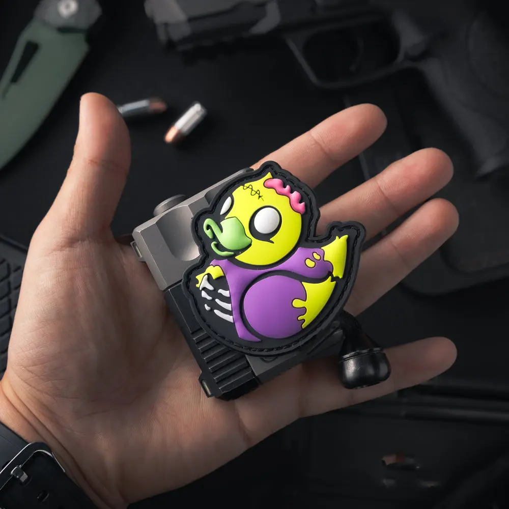 Parche calavera táctico luminoso – Glow in dark para mochilas MOLLE