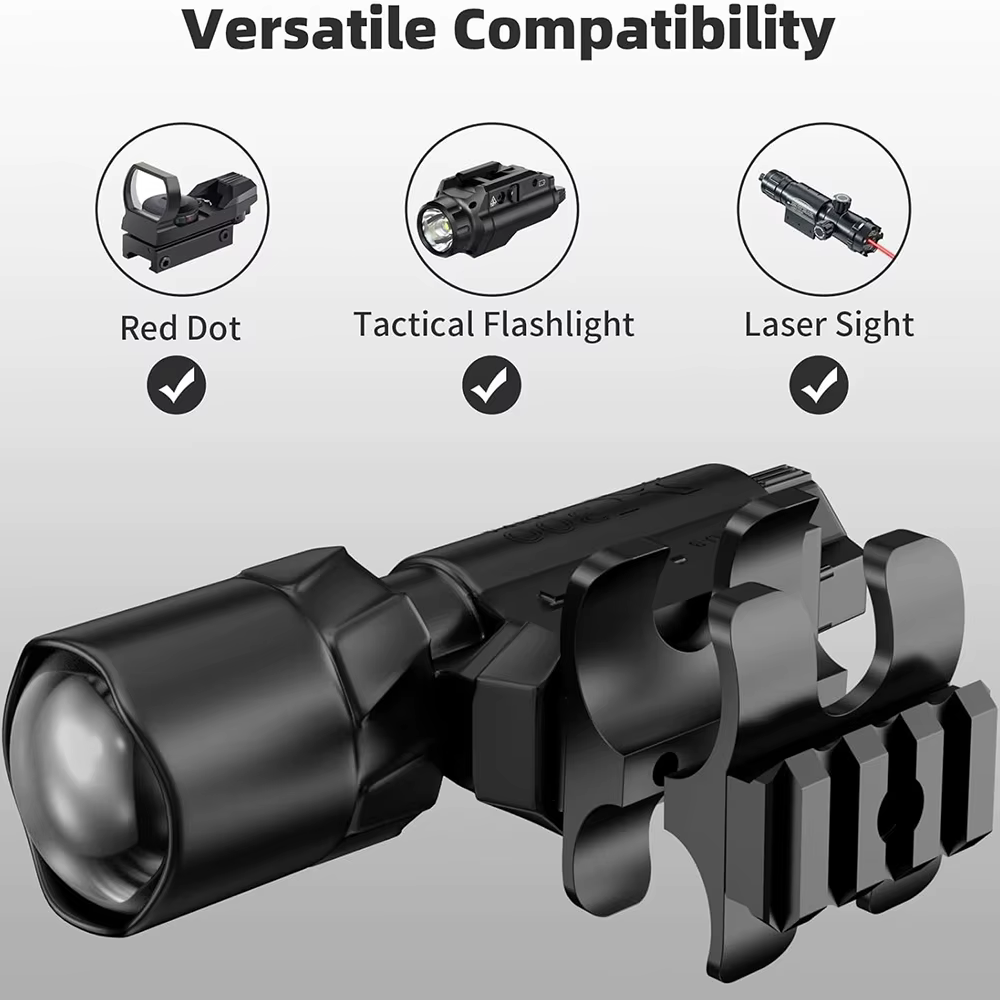 Mossberg soporte táctico riel Picatinny para linterna QD giratorio - imagen 5