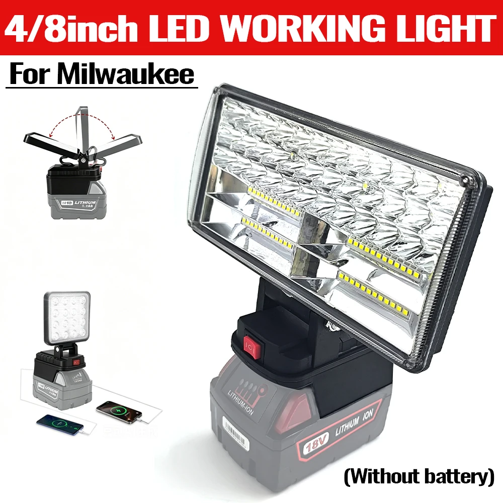 Milwaukee M18 linterna LED foco portátil inalámbrica para exterior - imagen 5
