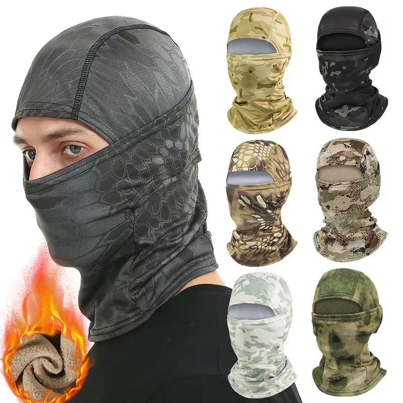 Pasamontañas térmico invierno – Balaclava táctica de lana - imagen 2