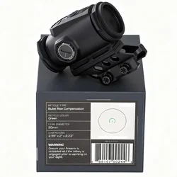 Caza 1x20 Prism BRC/6 MOA – Visor prismático rojo/verde