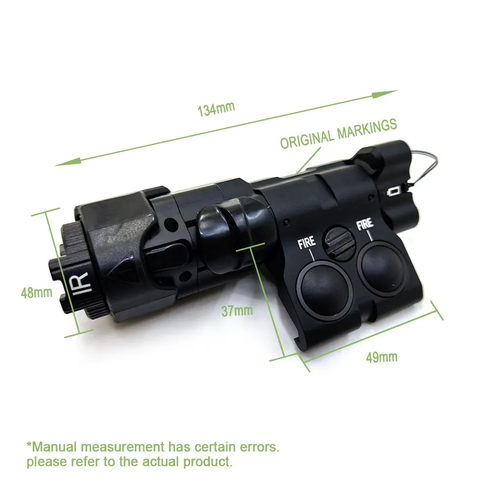 Linterna táctica SOTAC-GEAR MAWL C1 aluminio con láser verde IR - imagen 4