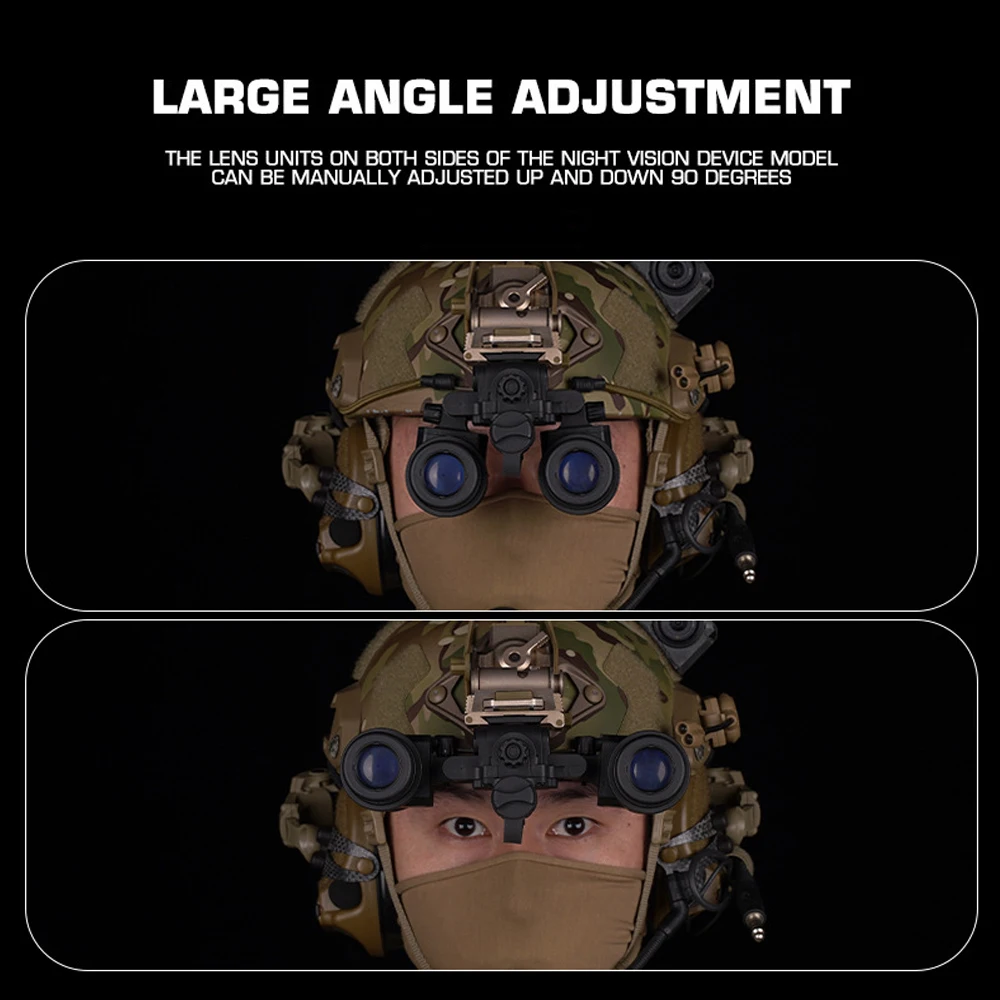 AN/PVS-31 Casco táctico NVG soporte ajustable visión nocturna - imagen 4