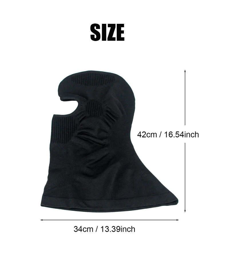 Colocación como gorra interior bajo casco