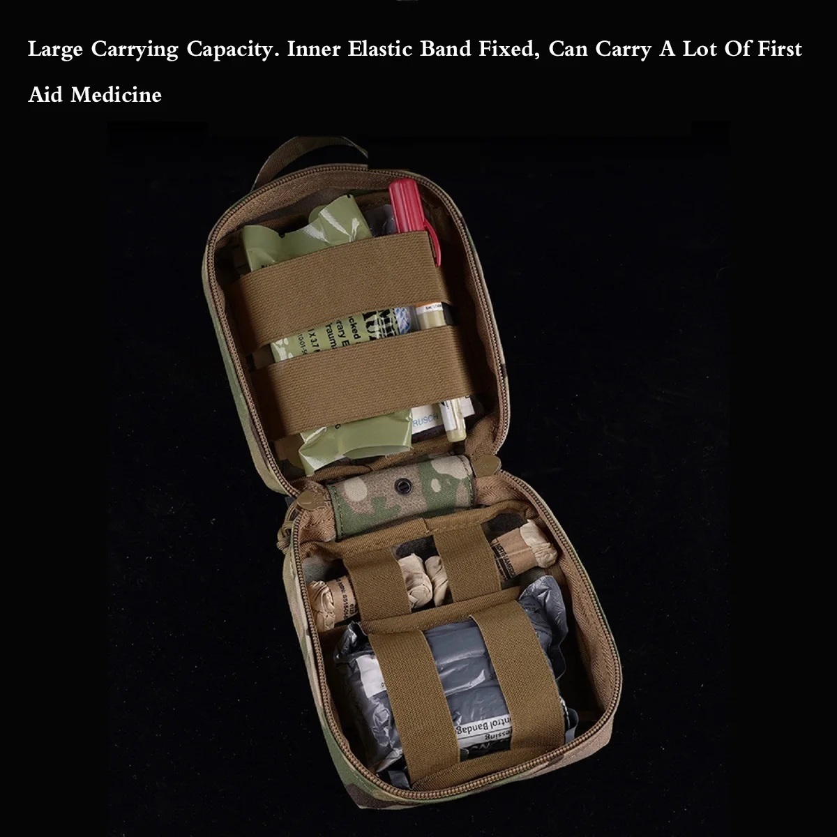Bolsa IFAK táctica MOLLE ligera con liberación rápida y trauma - imagen 3