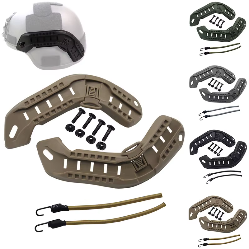 BOOIU MICH2000 casco táctico con riel guía lateral Picatinny - imagen 2