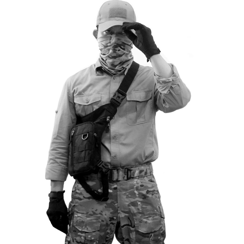 Riñonera táctica MOLLE impermeable – Bolsillo de cintura para outdoor - imagen 2