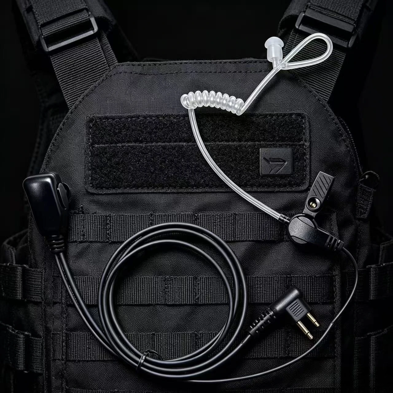 Auriculares de radio con tubo acústico para walkie-talkie profesional
