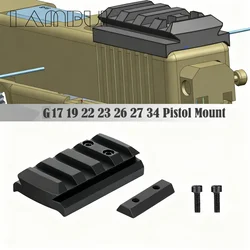Adaptador riel Picatinny para mira de punto rojo Glock