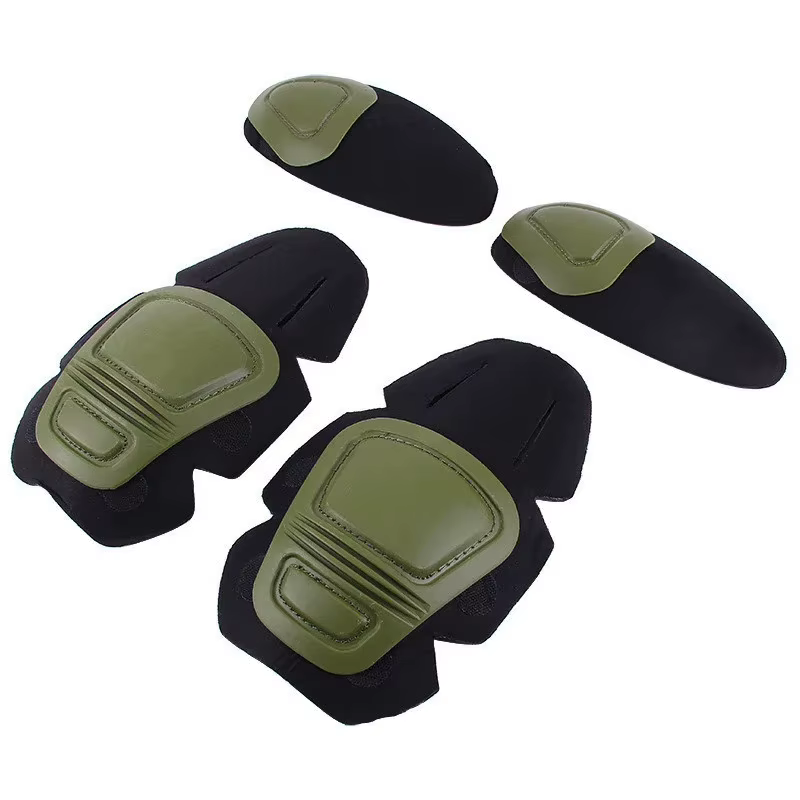 Rodillera y codera Airsoft ajustables – Protectores tácticos resistentes