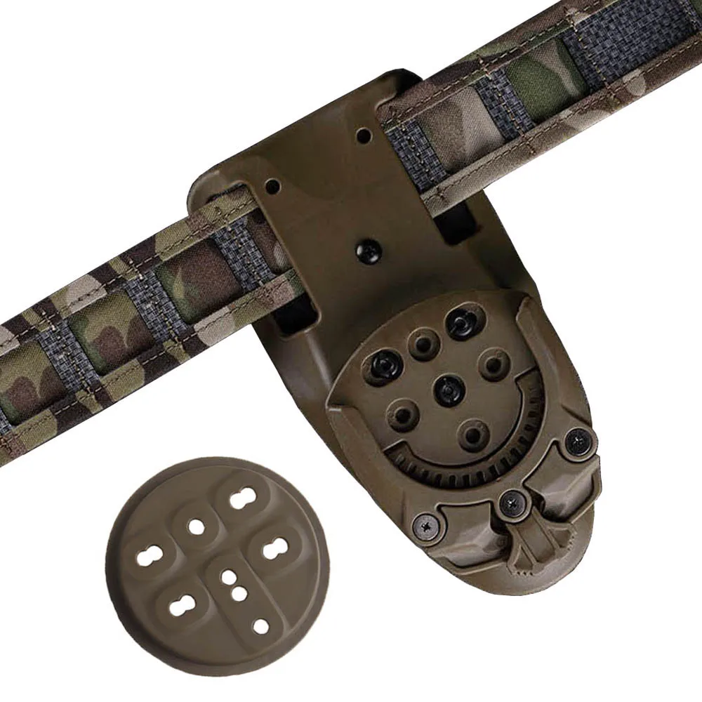 Adaptador funda táctica giratorio para airsoft y caza al aire libre