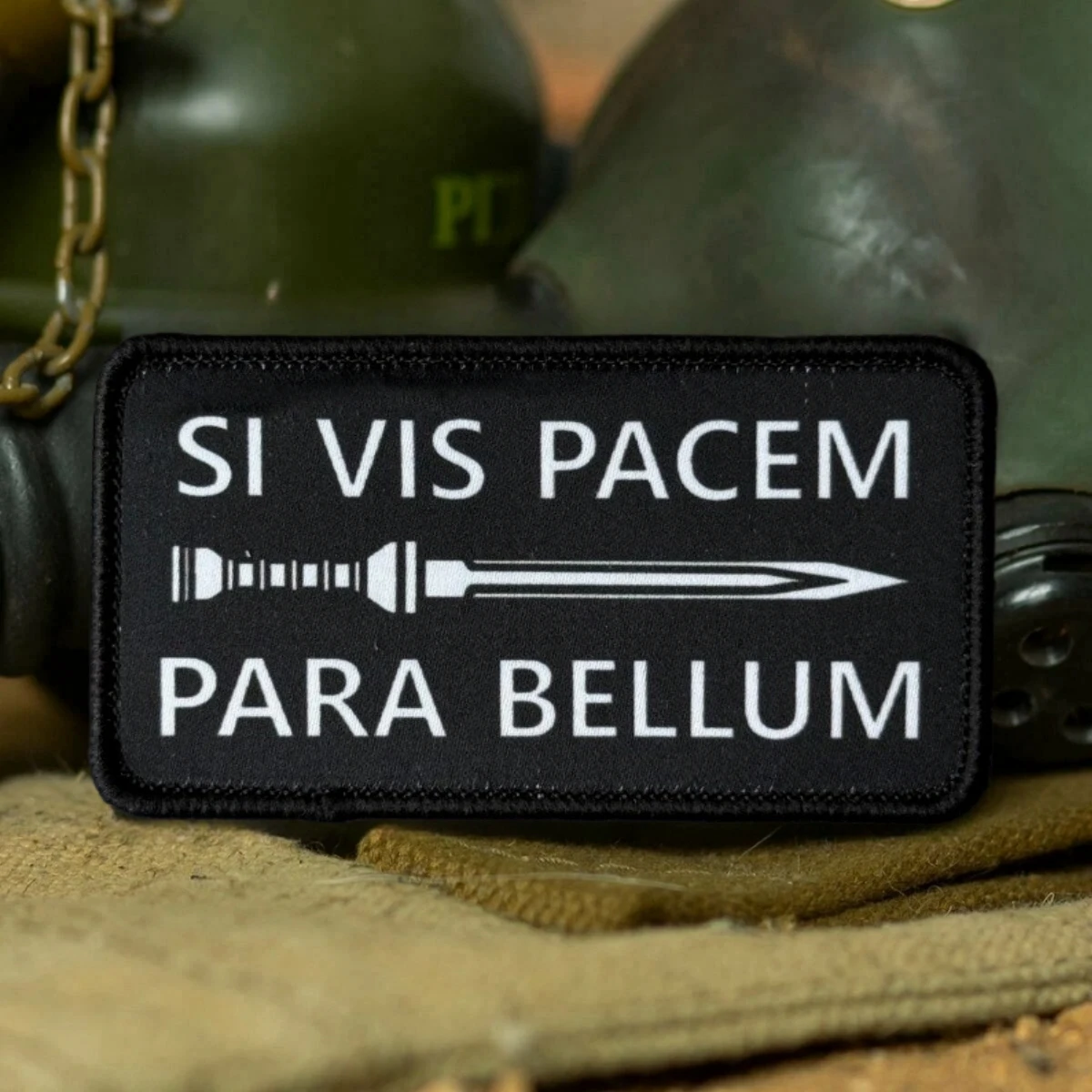 Parche táctico chevron SI VIS PACEM PARA BELLUM moral - imagen 5