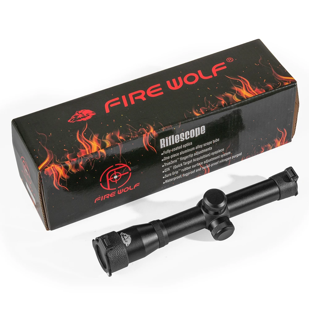 FIRE WOLF Mira telescópica para caza Mil-Dot con adquisición rápida - imagen 5