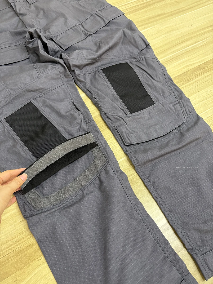 Pantalones tácticos LEAF CTSFO camuflaje todo terreno negro-gris - imagen 2