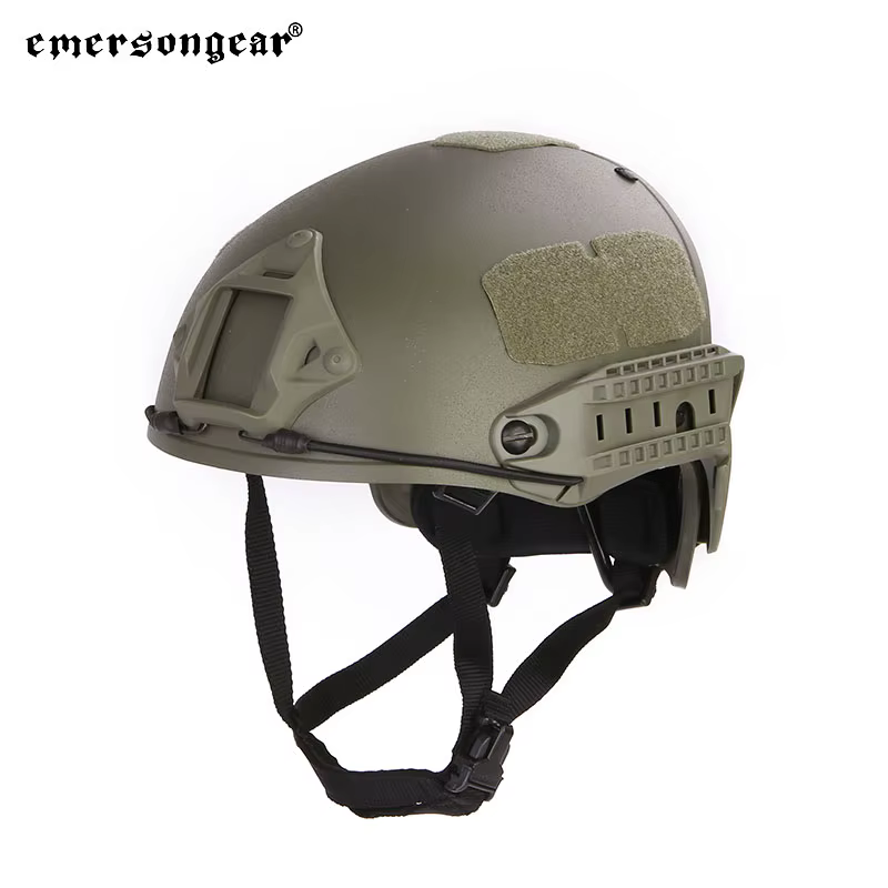 Casco táctico Emersongear FAST con rieles MOLLE Airsoft - imagen 5