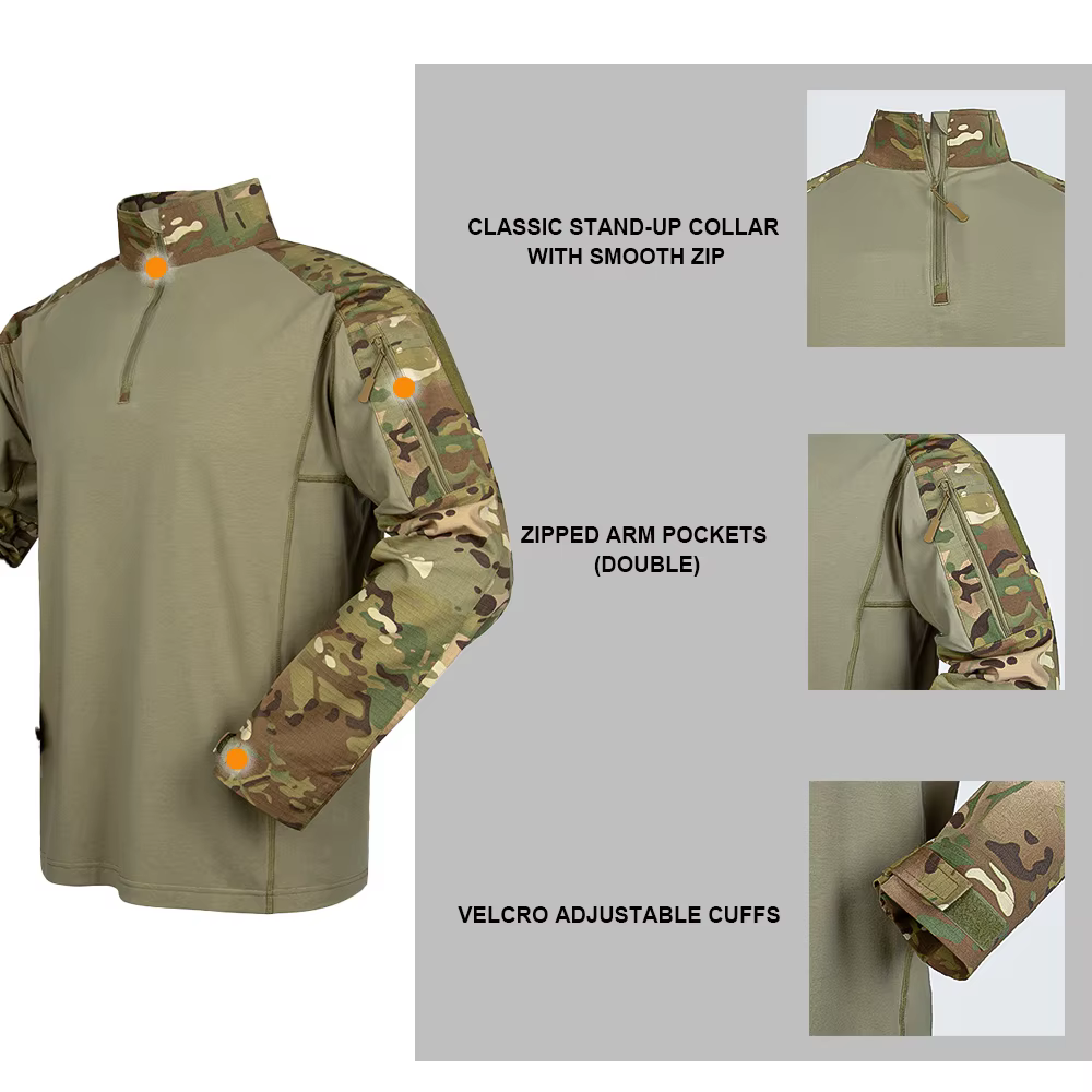 Conjunto entrenamiento táctico G4 Airsoft camuflaje woodland - imagen 2