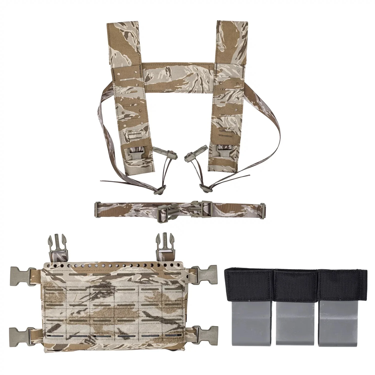 Pechera táctica AS Smart System MK5 Tiger Spot 500D Nylon