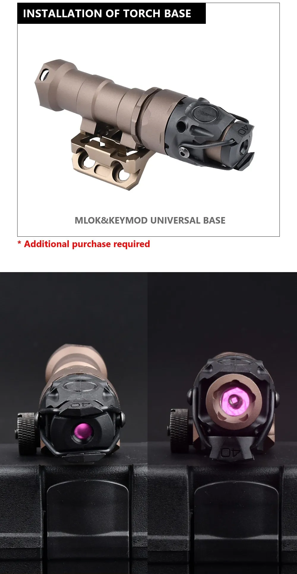 Vista inferior con compartimento de batería