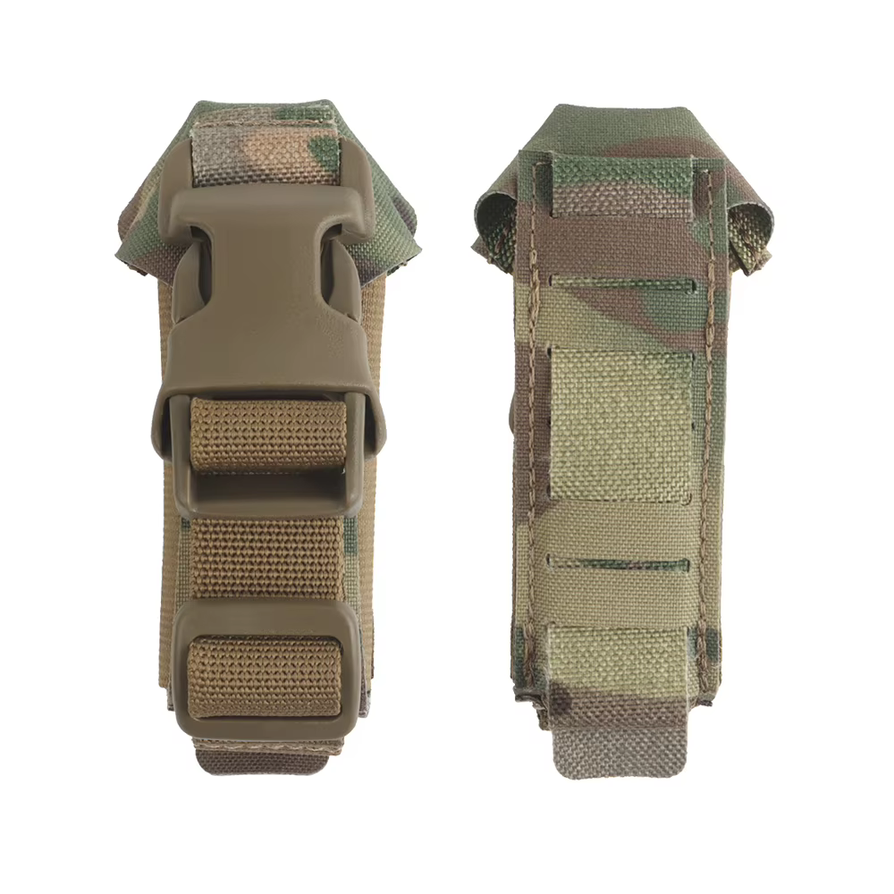 Riñonera táctica MOLLE compacta para granadas flexible airsoft - imagen 2