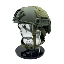 Casco táctico FAST ligero ABS ajustable para airsoft y paintball