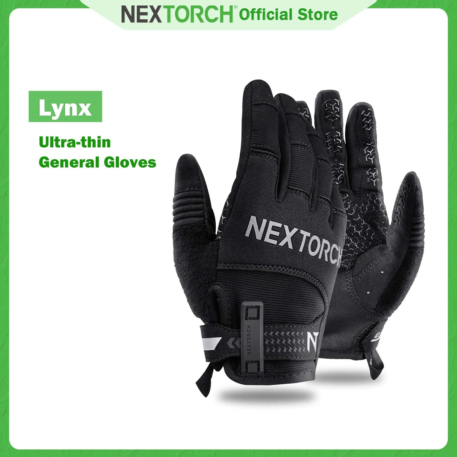 NEXTORCH Guantes tácticos Airsoft negro para hombre pantalla táctil