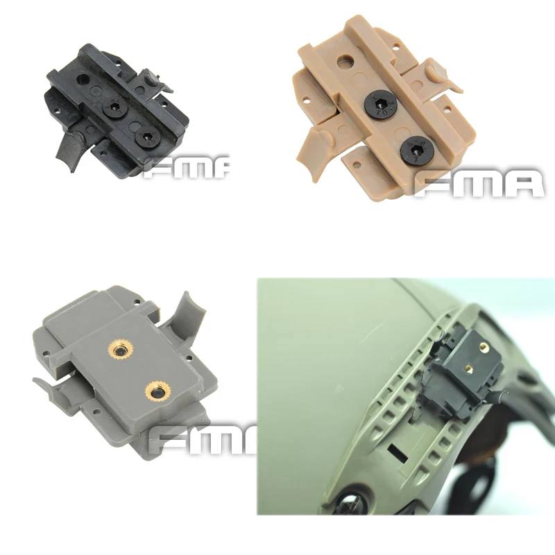 Adaptador FMA X300 riel casco táctico MOLLE - imagen 5