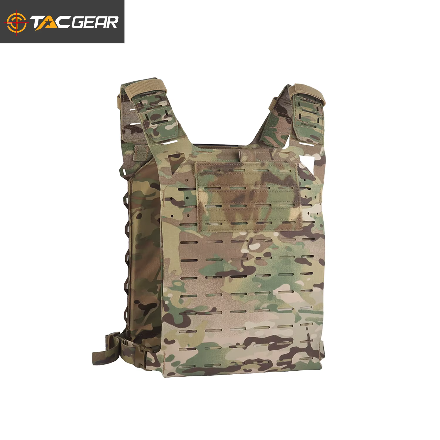 POSEIDON DEFENSE SF V2 Portaplacas táctico con bolsillos internos MOLLE