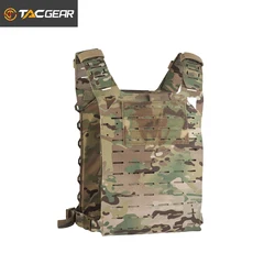 POSEIDON DEFENSE SF V2 Portaplacas táctico con bolsillos internos MOLLE